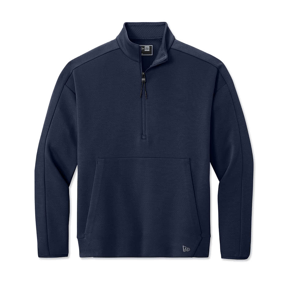 New Era Double Back Quarter Zip Sweatshirt