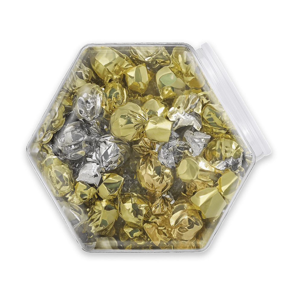 Penny Candy Jar with Individually Wrapped Truffles (Tub of 25)-default