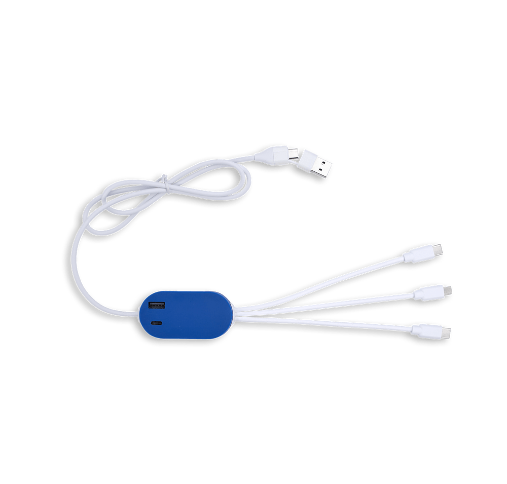 DualLink Charging Cable 2A with USB Hub-default