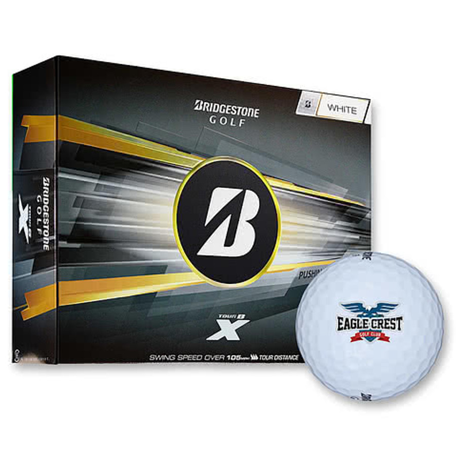 Bridgestone Tour B X Golf Balls (Box of 12) in White