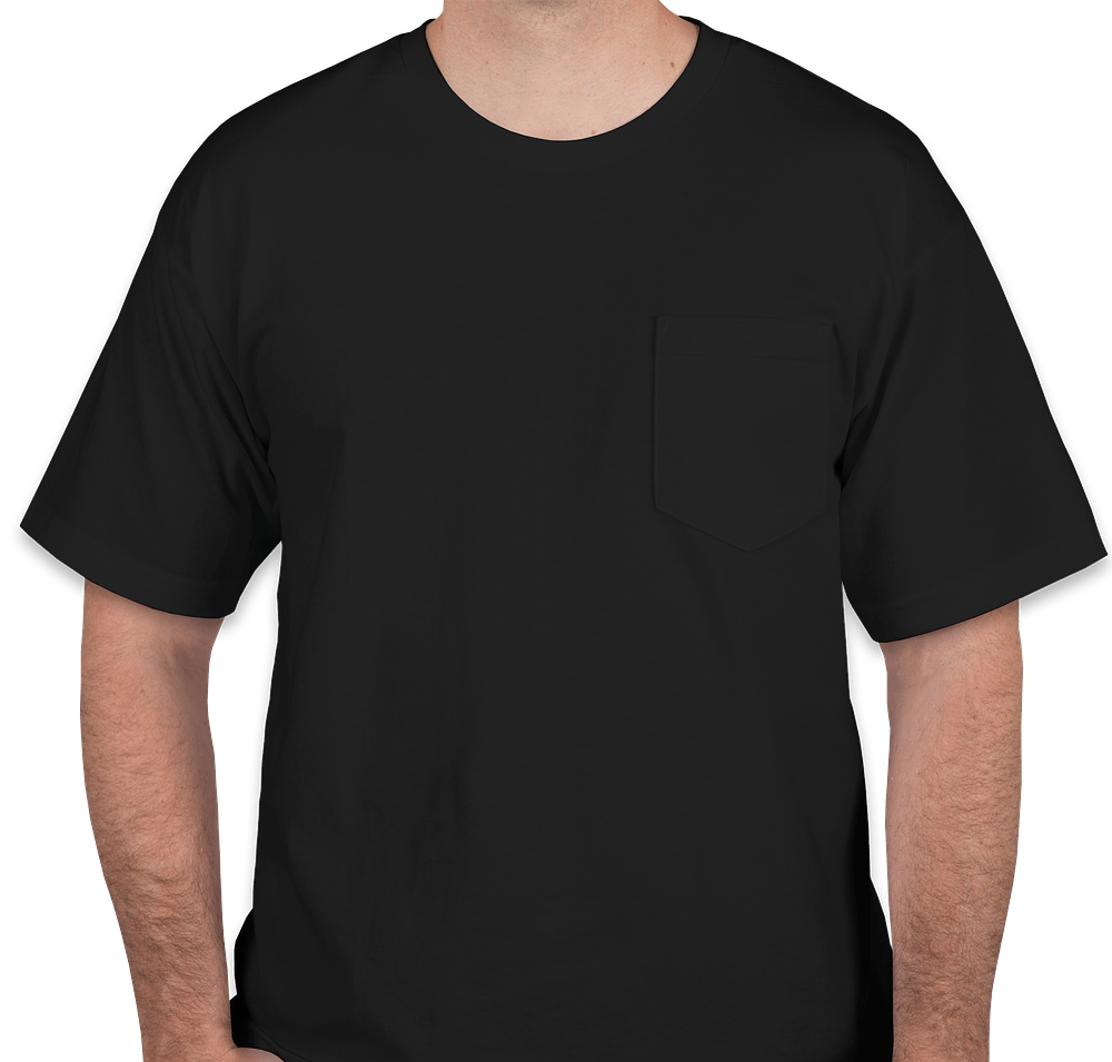 Bayside USA-Made 100% Cotton Pocket T-shirt-default