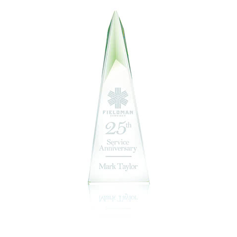 Laser Engraved Color Peak Award in Blue