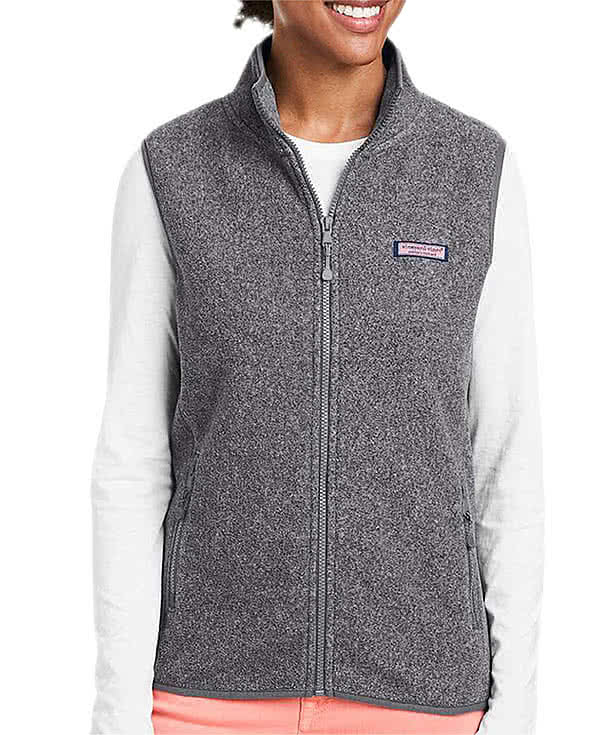 Vineyard Vines Women's Harbor Recycled Fleece Vest