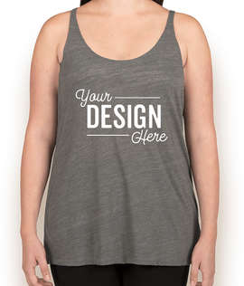 Bella + Canvas Women's Flowy Tank - Color: Asphalt Slub