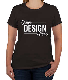 Gildan Women's 100% Cotton T-shirt - Color: Black