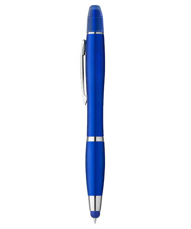 Curvaceous Metallic Gel Wax Highlighter and Stylus Pen (black ink)