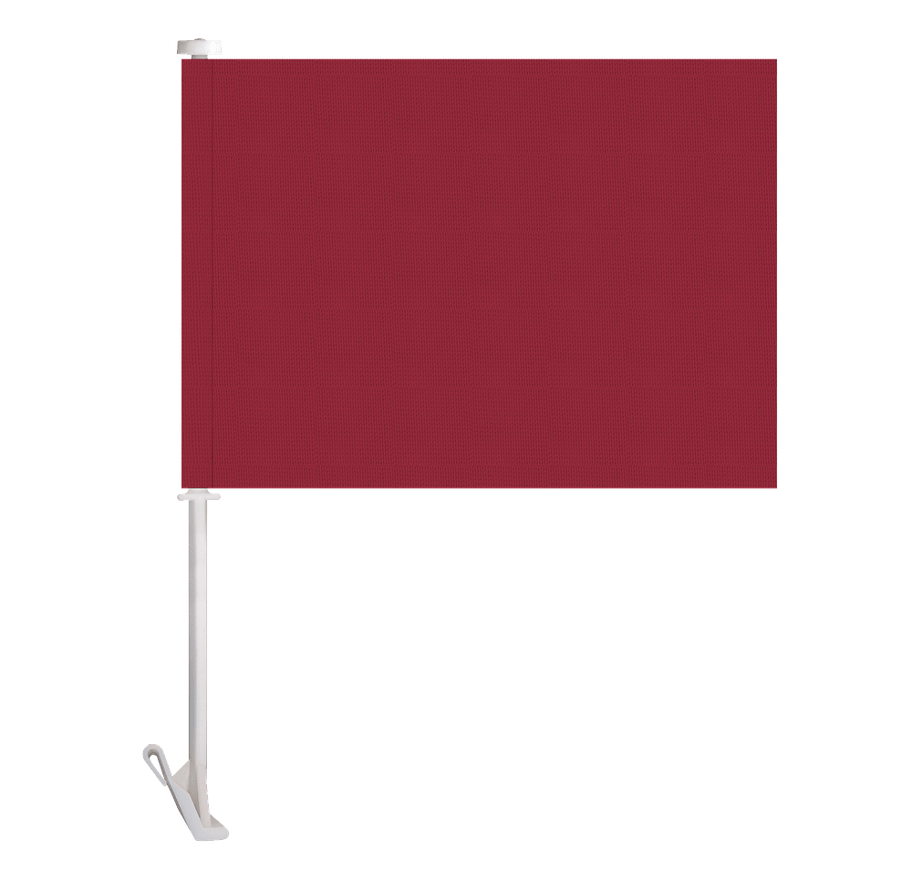 Full Color 15" x 11.5" Single Sided Car Flag-default