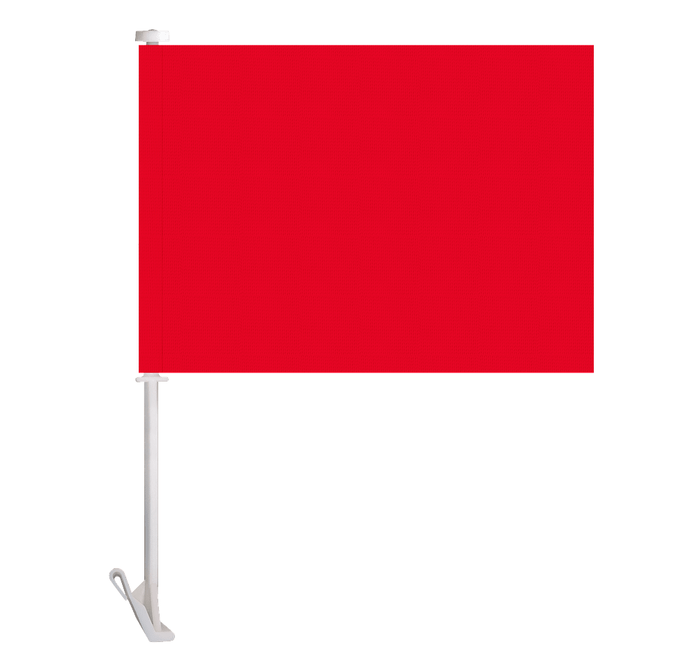 Full Color 15" x 11.5" Single Sided Car Flag-default