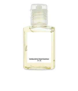 Full Color 0.5 oz. Squirt Hand Sanitizer - Color: Vanilla / White