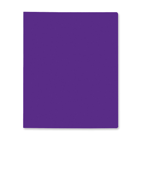 Two-Pocket Folder in Purple