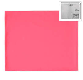 Port & Company Sweatshirt Blanket - Color: Neon Pink