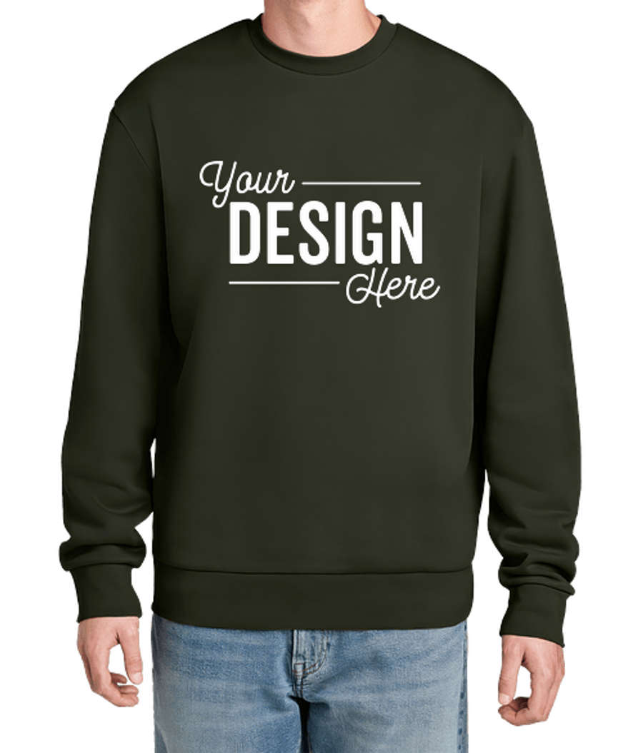 District MelloFleece Ultra Soft Crewneck Sweatshirt in Dark Olive