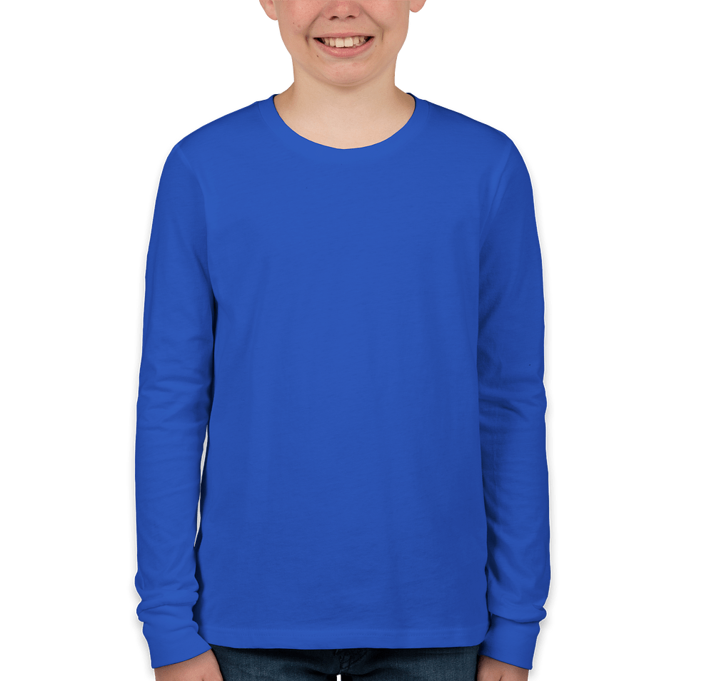 Bella + Canvas Youth Long Sleeve Jersey T-shirt-default