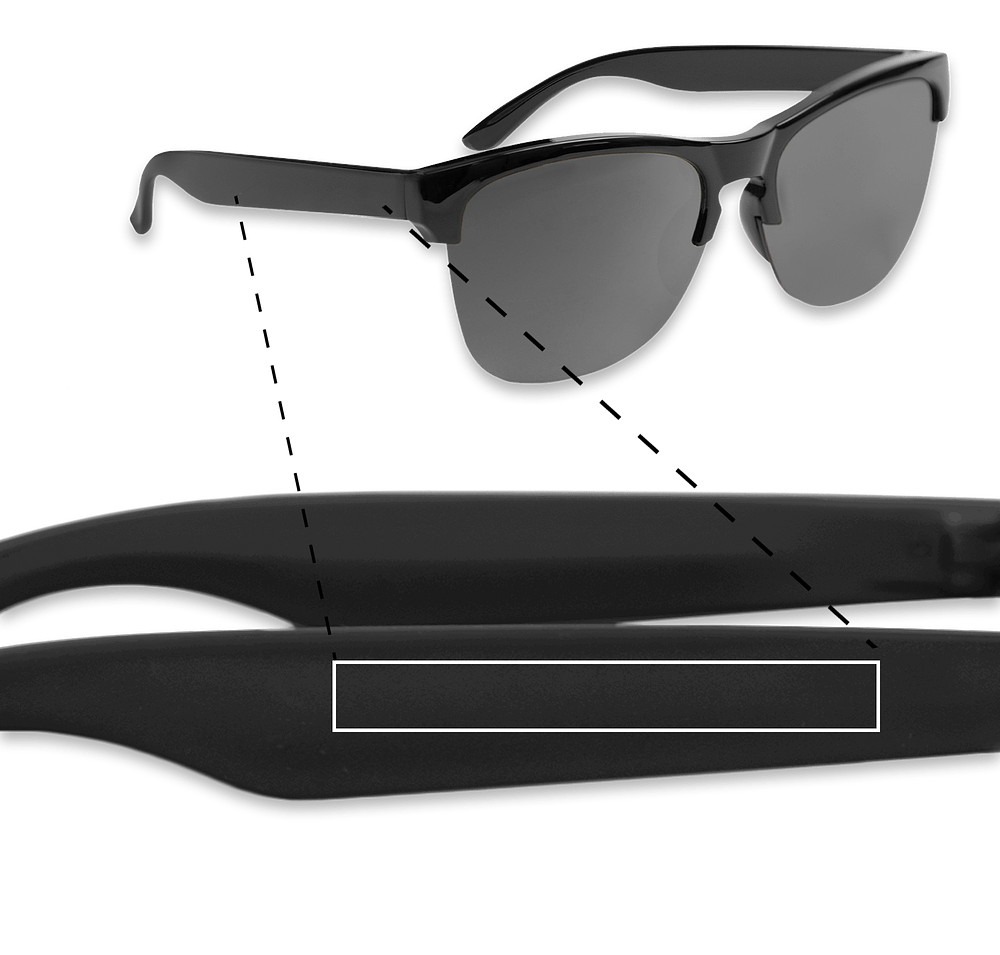 Bentley Recycled Half-Rim Sunglasses-default