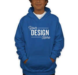 Gildan Youth Midweight 50/50 Pullover Hoodie - Color: Royal