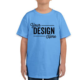 Hanes Youth Essential-T Crewneck Short Sleeve T-shirt