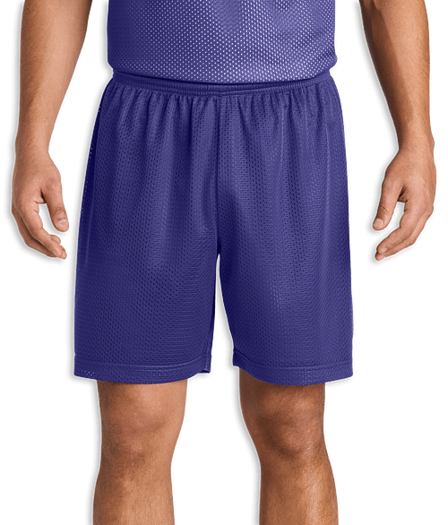 Sport-Tek Mesh Performance Shorts in Purple
