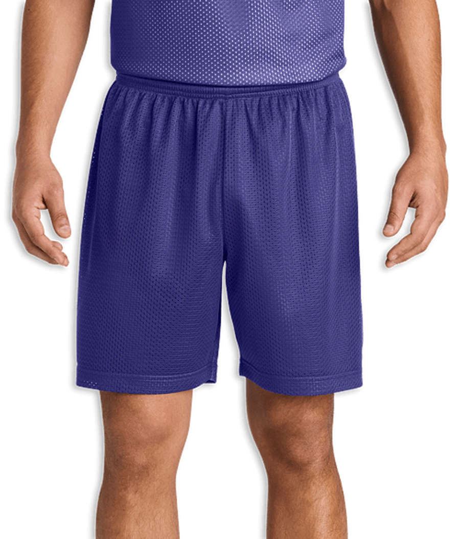 Sport-Tek Mesh Performance Shorts in Purple