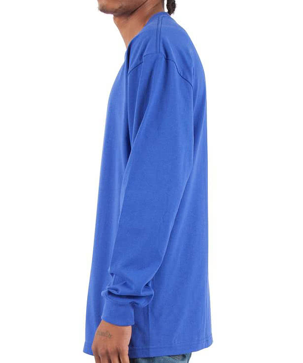 Shaka Wear Max 100% Cotton Heavyweight Crewneck Long Sleeve T-shirt