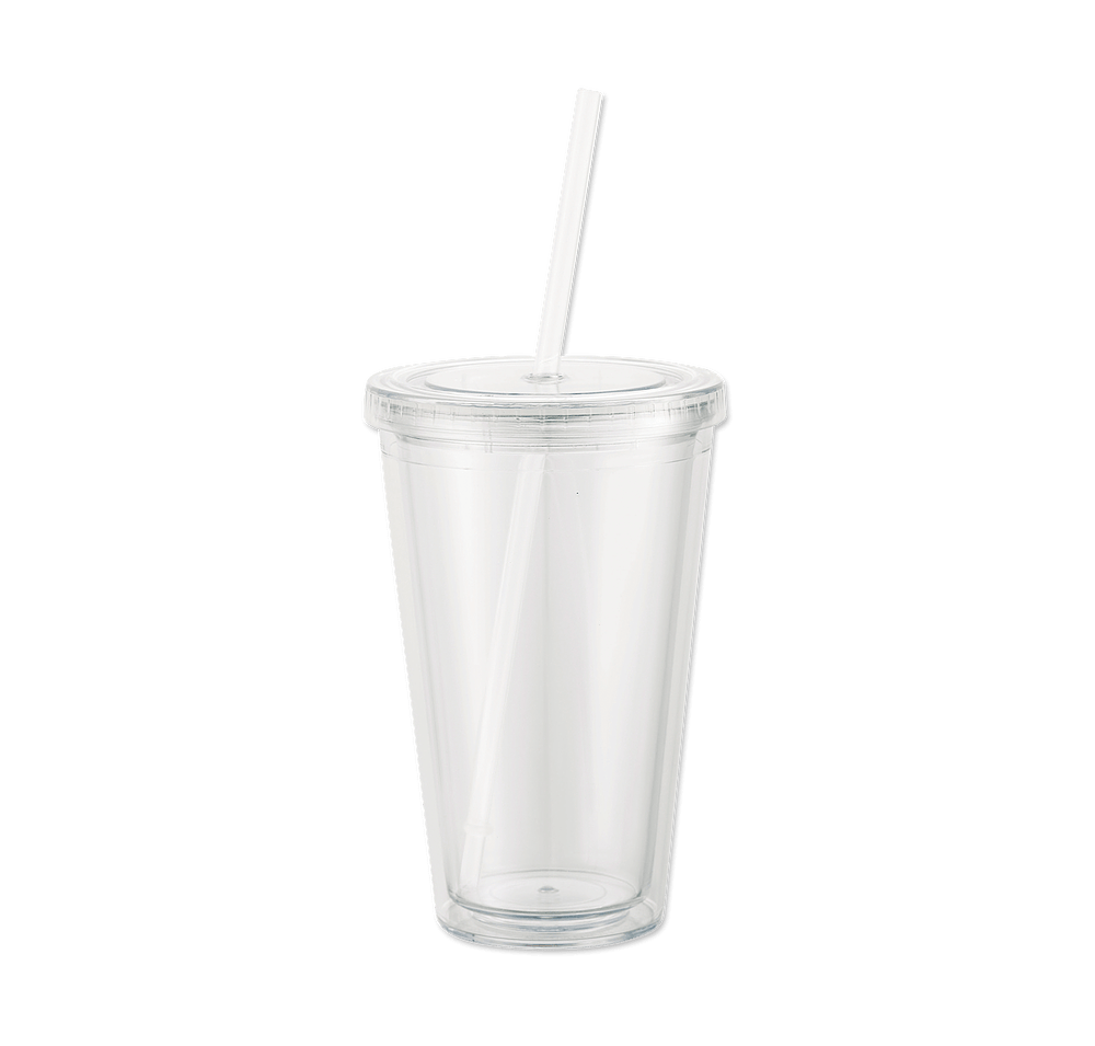 16 oz. Sedici Acrylic Tumbler with Straw-default