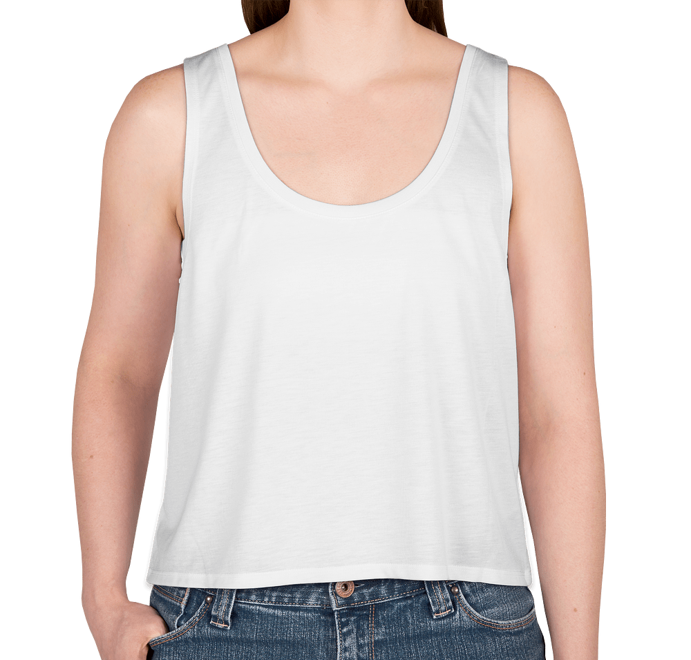 Bella + Canvas Women's Flowy Crop Tank-default
