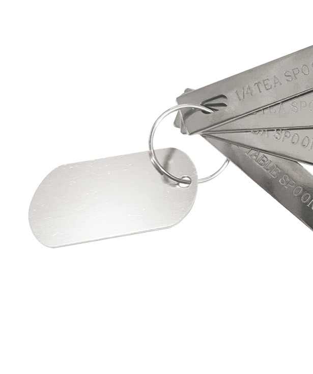4-Piece Stainless Steel Measuring Spoon Set