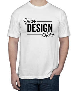 American Apparel USA-Made 50/50 T-shirt - Color: White