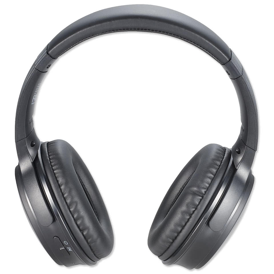Laser Engraved Light Up Logo Bluetooth Headphones