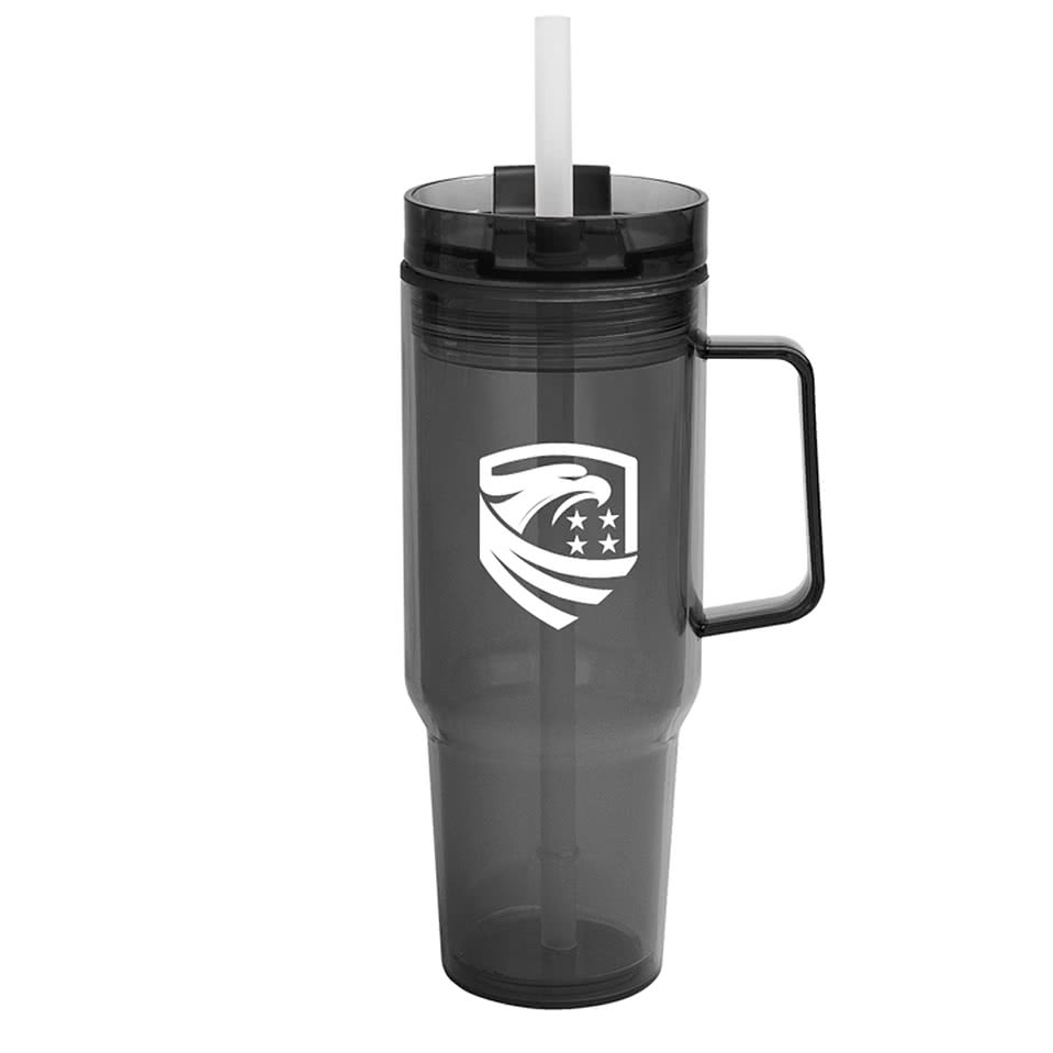 40 oz. Intrepid Recycled Insulated Tumbler with Straw