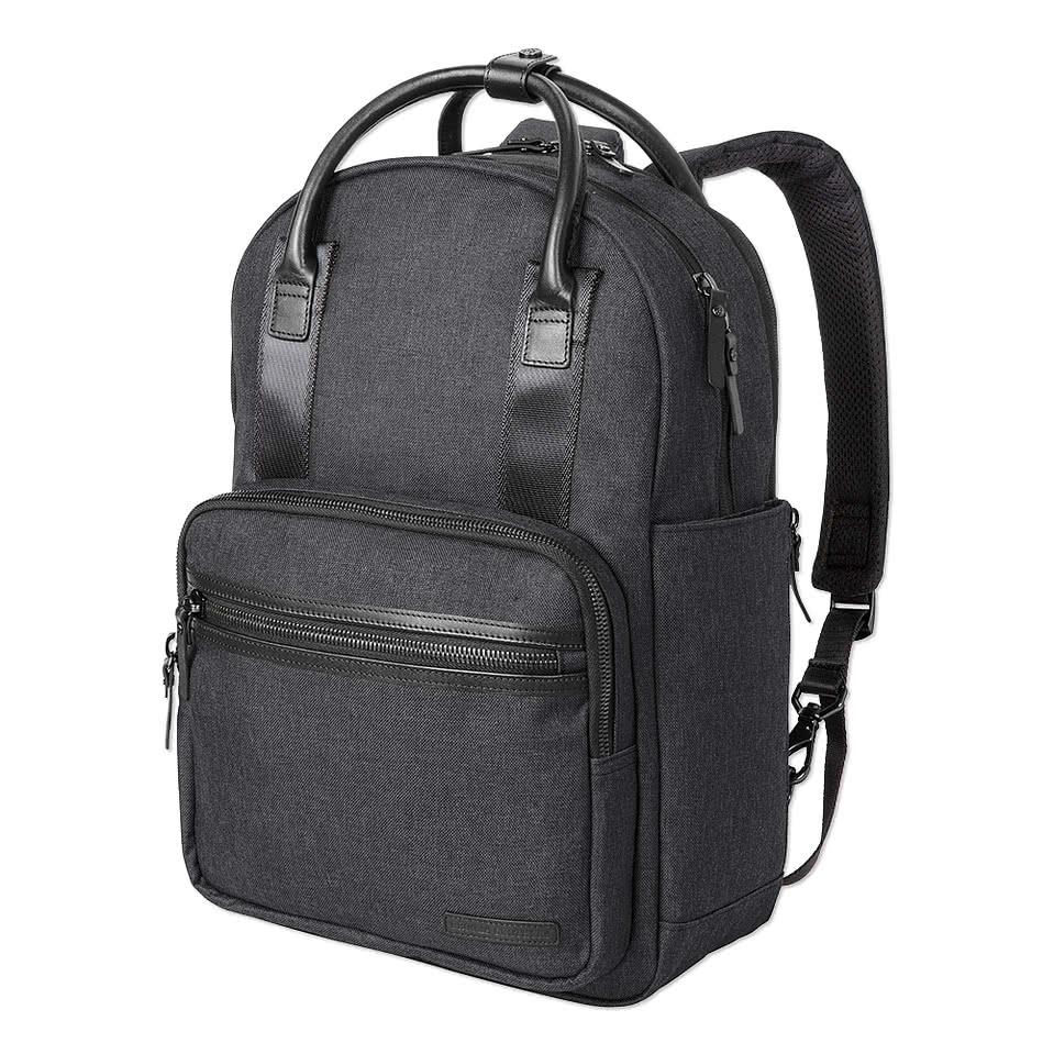 Brooks Brothers Grant Dual-Handle 16" Computer Backpack