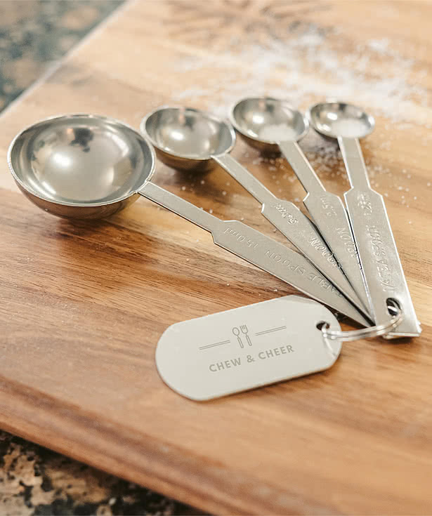 4-Piece Stainless Steel Measuring Spoon Set