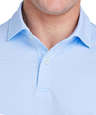 Fairway & Greene USA-Made Mini Stripe Tech UPF 50 Performance Polo