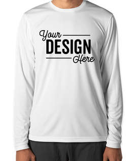 Clique by Cutter & Buck Spin Eco UPF 50 Long Sleeve Performance Shirt - Color: White