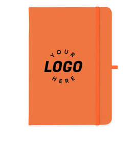 Medium Hard Cover Notebook - Color: Orange