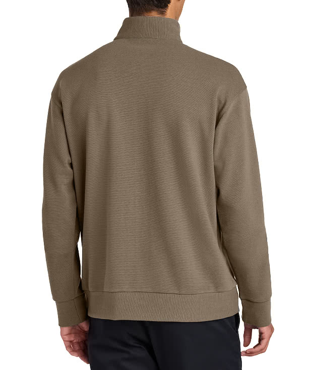 Mercer+Mettle Linear Texture Quarter Zip Sweatshirt
