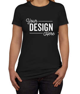 Bella + Canvas Women's Slim Fit Favorite T-shirt - Color: Black