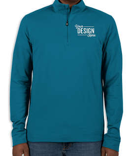 Cutter & Buck Advantage Charged Cotton Quarter Zip Pullover - Color: Teal Blue