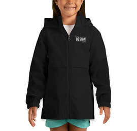 Team 365 Youth Zone Protect Lightweight Jacket - Color: Black