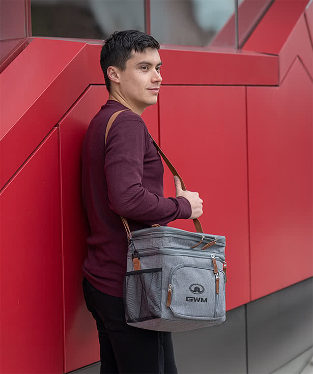 Mega Multi-Compartment 6 Can Cooler Lunch Bag
