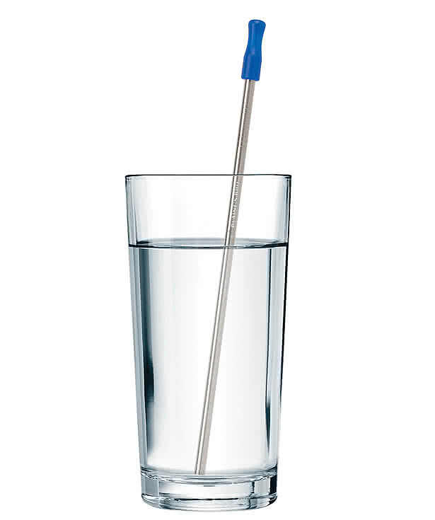Laser Engraved Stainless Steel Straw with Cleaning Brush