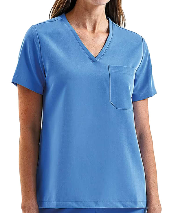 Onna Women's Limitless V-Neck Stretch Scrub Top