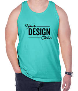 Hanes ComfortWash 100% Cotton Garment Dyed Tank - Color: Freshwater
