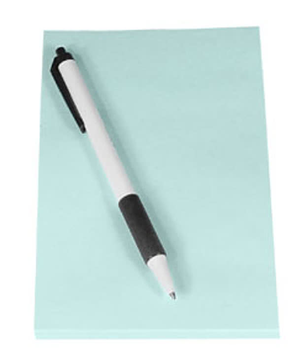 3M Post-it® Note-  4" x 6" - 100 sheets/pad