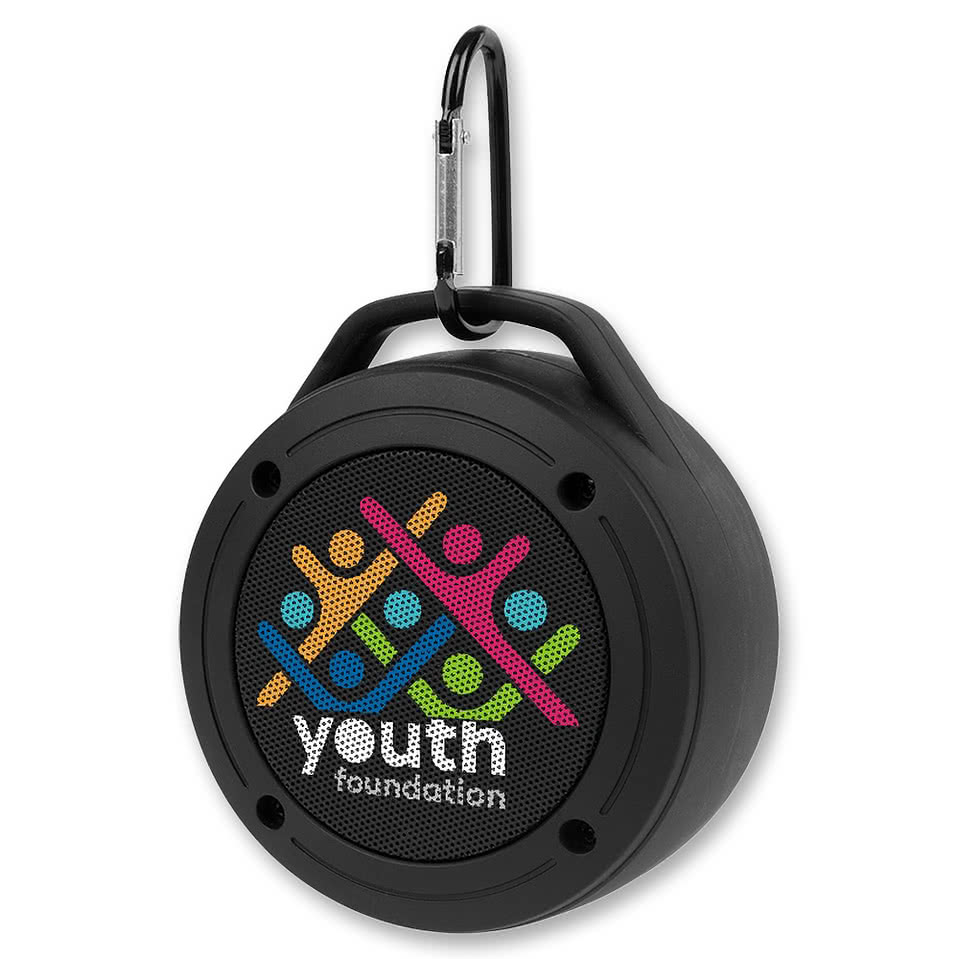 Water Resistant Portable Speaker with Carabiner 2.0