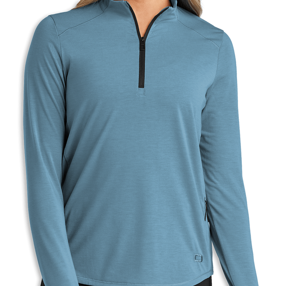 OGIO Women's Motion Performance Quarter Zip Sweatshirt-default