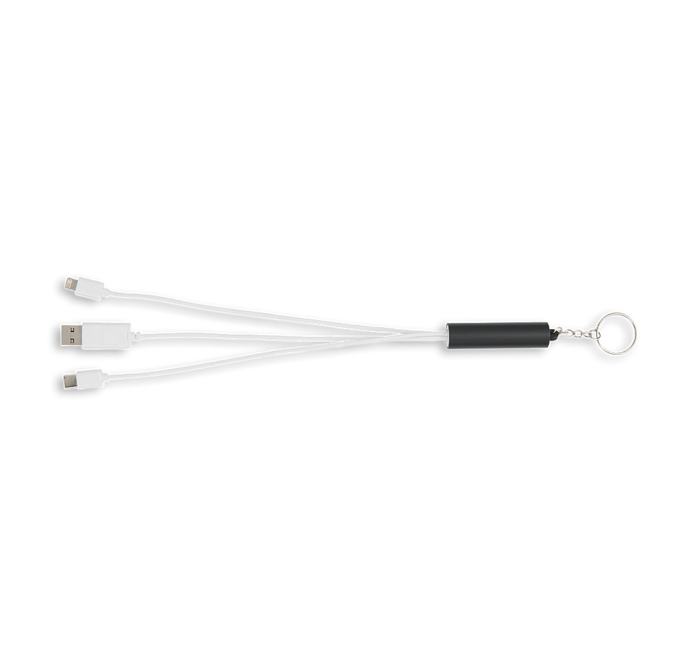 Laser Engraved Route Light Up Logo  5-in-1 Charging Cable-default