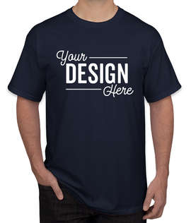 Canada - Gildan 100% Cotton T-shirt - Color: Navy