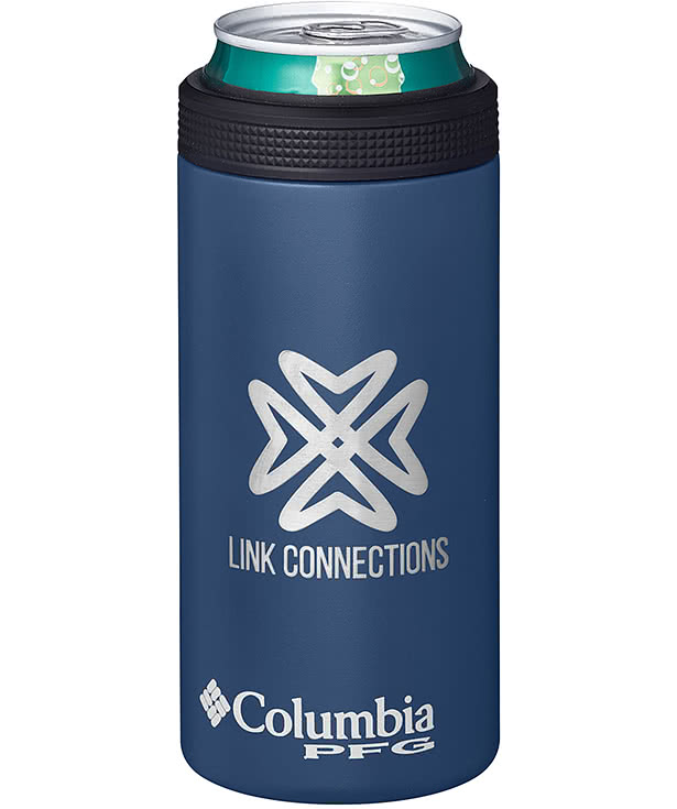 Laser Engraved Columbia PFG Insulated Slim Can Cooler