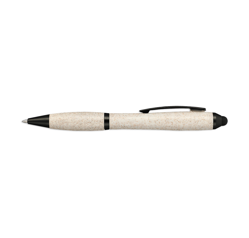 Nash Wheat Straw Ballpoint Stylus Pen (black ink)-default