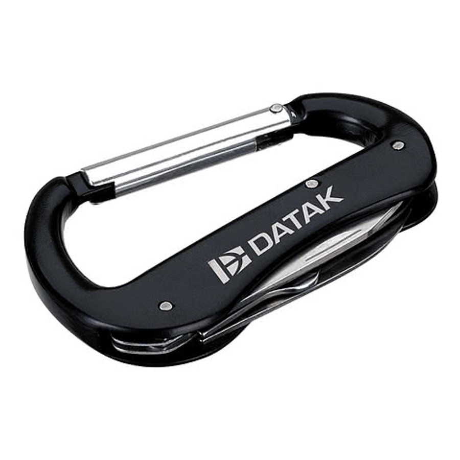 Laser Engraved Multi-Tool Carabiner in Black
